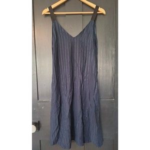Rag & Bone womens Night Blue Estell dress Midi Slip Evening Dress Size XS New